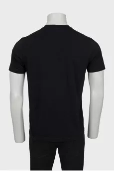 Men's black T-shirt