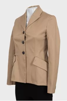 Brown fitted jacket