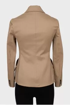 Brown fitted jacket