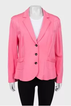 Pink fitted jacket