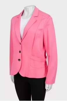 Pink fitted jacket
