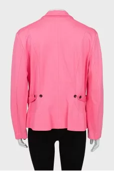 Pink fitted jacket