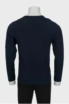 Men's long sleeve with embroidered logo