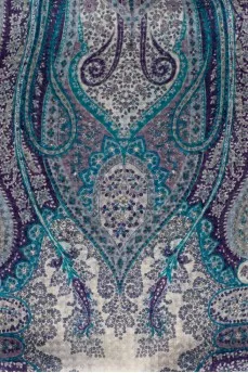 Silk scarf in abstract print
