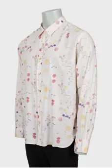 Men's floral print shirt