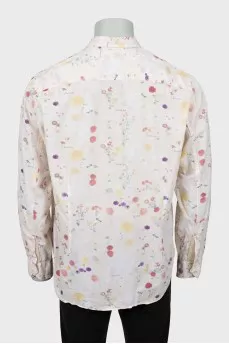 Men's floral print shirt