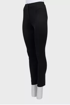 Leggings with stitched arrows