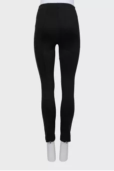 Leggings with stitched arrows