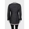Quilted jacket with decor