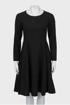 Black dress with long sleeves