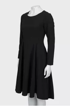 Black dress with long sleeves