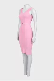 Pink bodycon dress