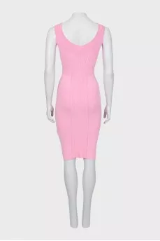 Pink bodycon dress