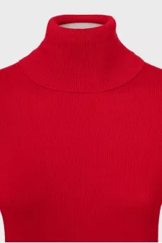 Red golf with lurex