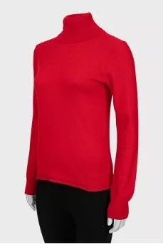Red golf with lurex