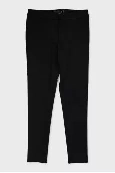 Slim fit trousers in wool