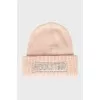 Men's hat with embroidered print