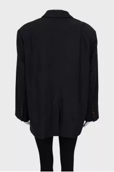 Oversized black jacket