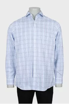 Men's plaid shirt with tag