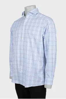 Men's plaid shirt with tag