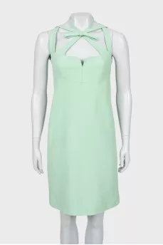 Mini dress decorated with bow