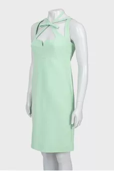 Mini dress decorated with bow