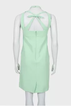 Mini dress decorated with bow