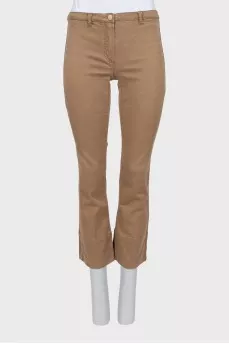 Brown high waist jeans