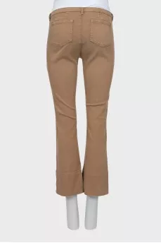 Brown high waist jeans