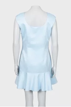 Fitted dress with beaded embroidery