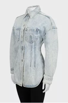 Slim fit denim jacket