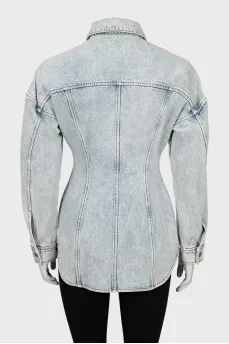 Slim fit denim jacket