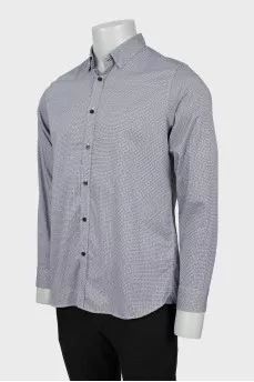 Men's geometric print shirt