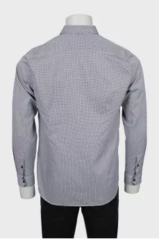 Men's geometric print shirt