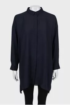 Blue shift dress