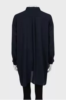 Blue shift dress