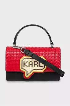 Crossbody bag with signature logo