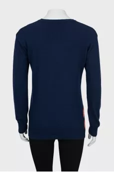 Blue tapered jumper