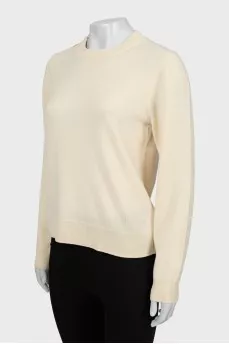 Beige jumper with tag