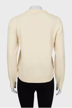 Beige jumper with tag