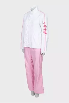 Tracksuit with embroidered sleeves