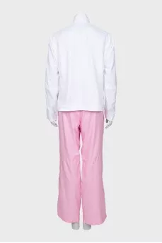 Tracksuit with embroidered sleeves