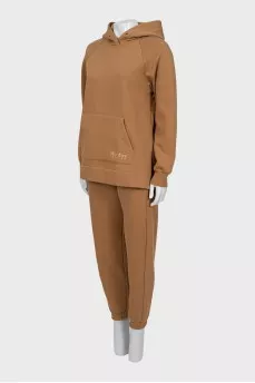 Tracksuit with sweatshirt and hoodie