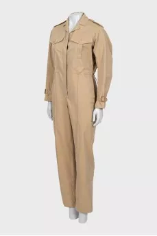 Brown jumpsuit with tag