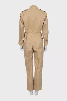 Brown jumpsuit with tag