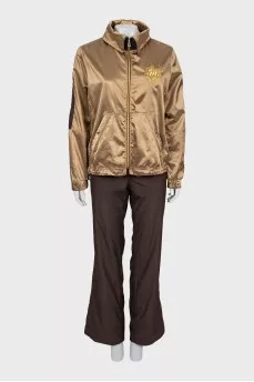 Combined tracksuit with trousers