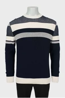 Men's striped jumper