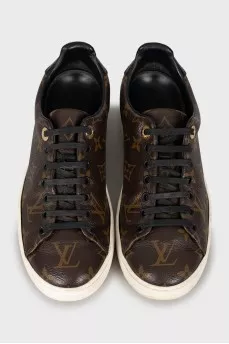 Frontrow sneakers in canvas and leather