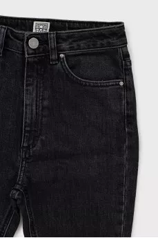 Dark gray skinny jeans
