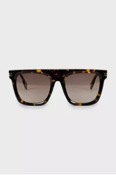 Printed browline sunglasses